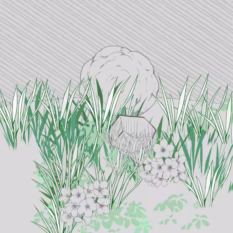 Wild Grass and Rubble #35
