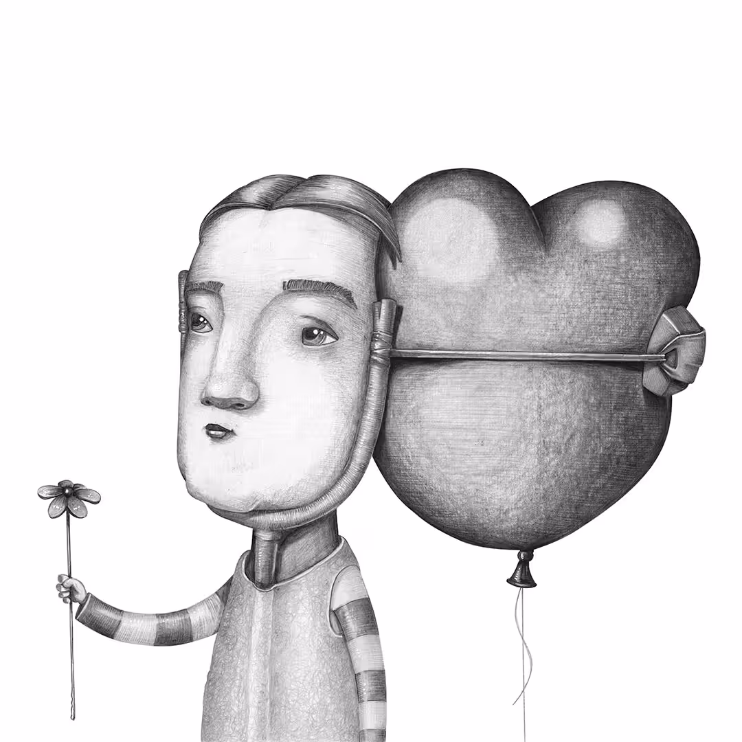 LOVE grayscale