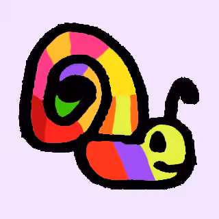 Rainbow snail