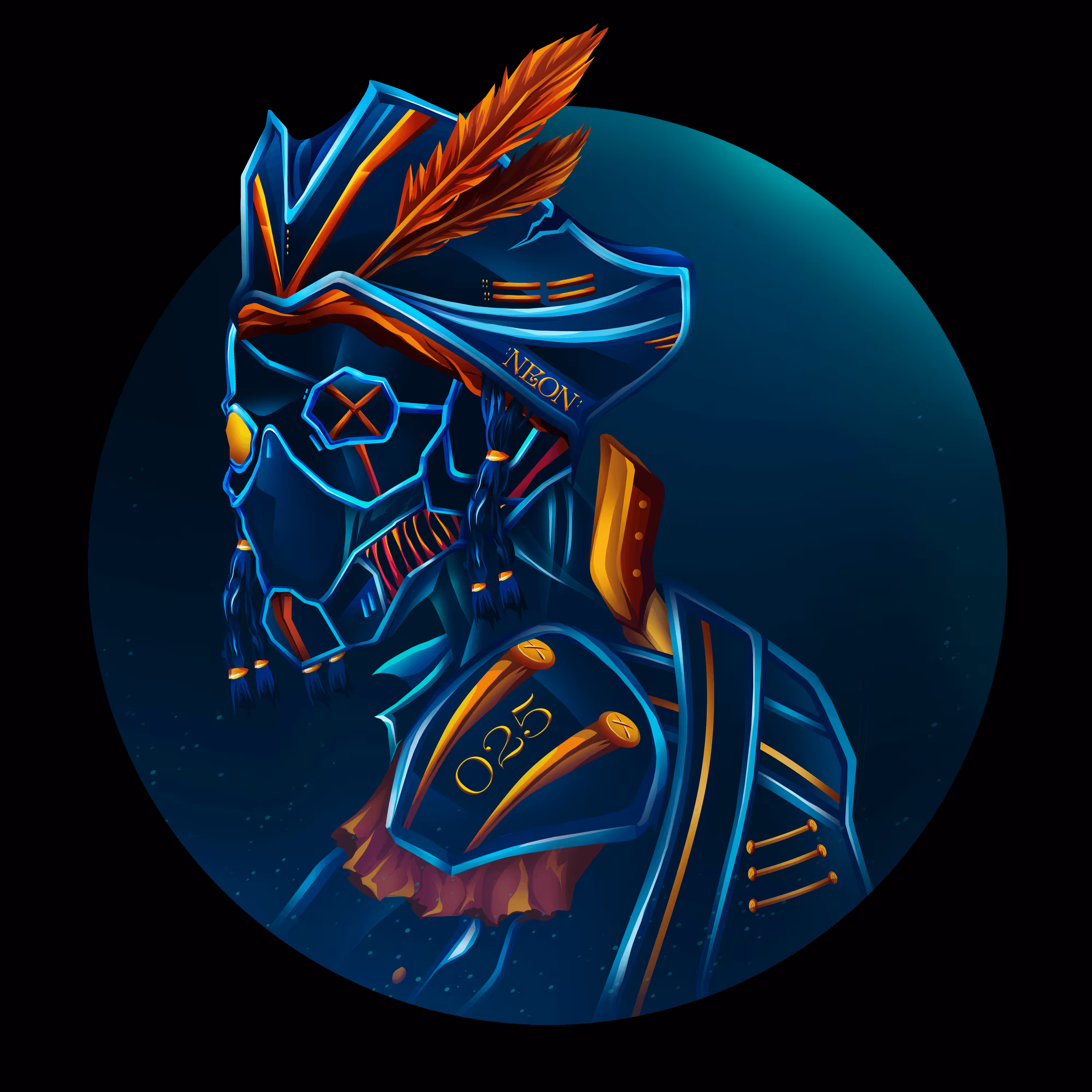 Neon Borg #025