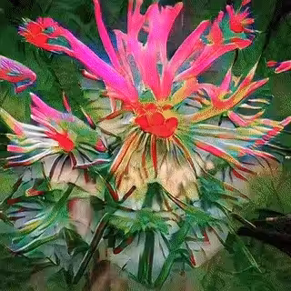 Perfect Abstract Art Polygon: Pickle Feet On the Maze 