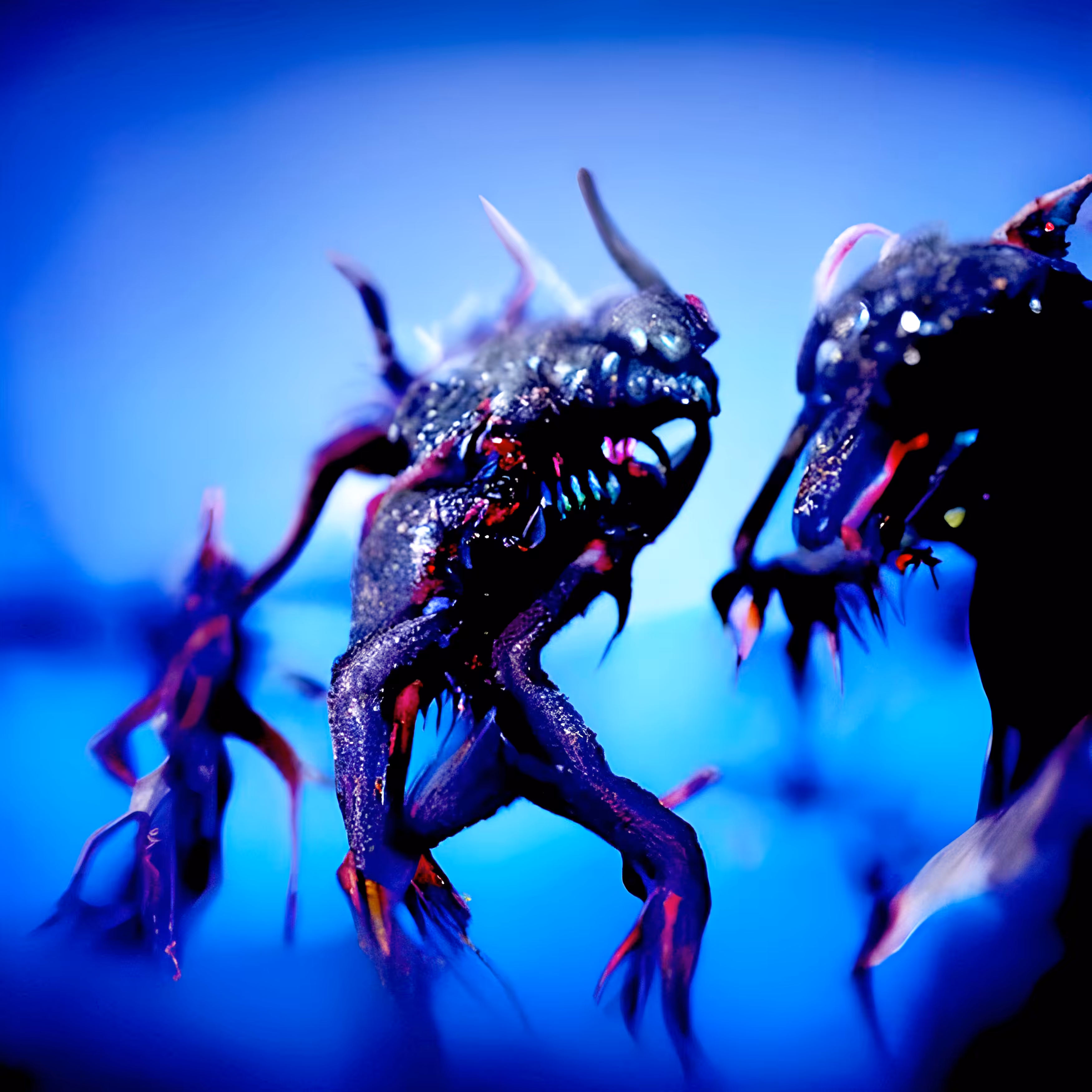 Little Blue Black Monsters II