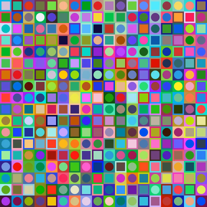 Square Dot Composition #110