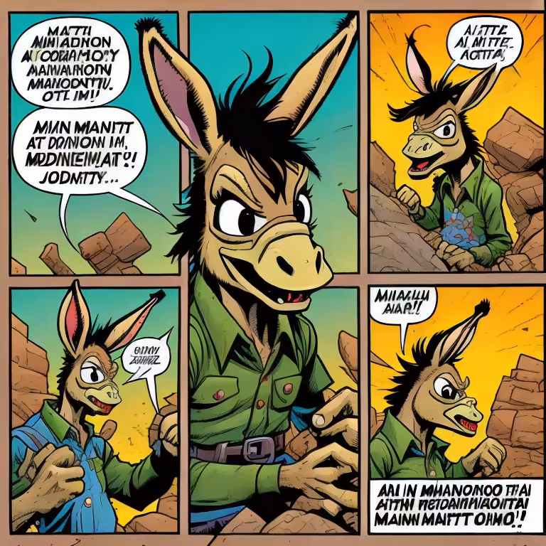 Diverse: Donkey hero manga