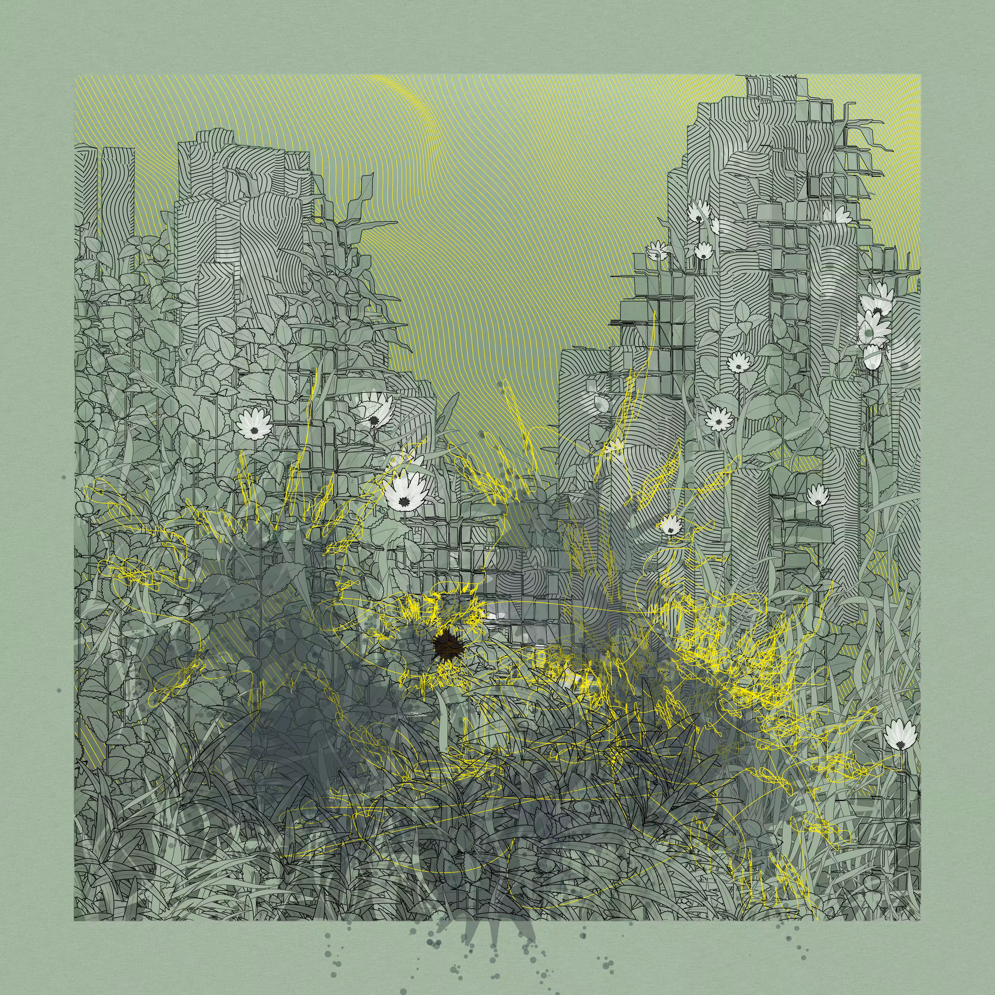 Landscape with Carbon Capture #6734