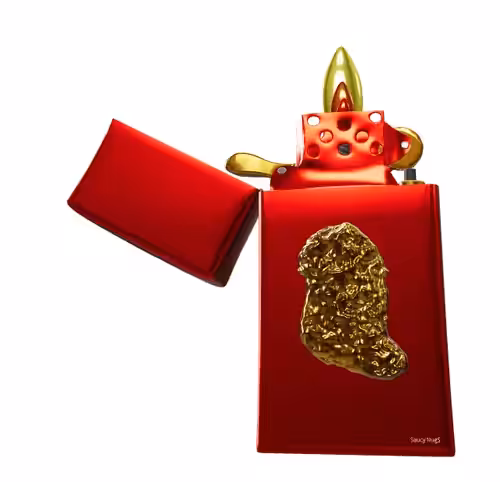 $aucy Nug$ Exclusive Crypto Zippo.
