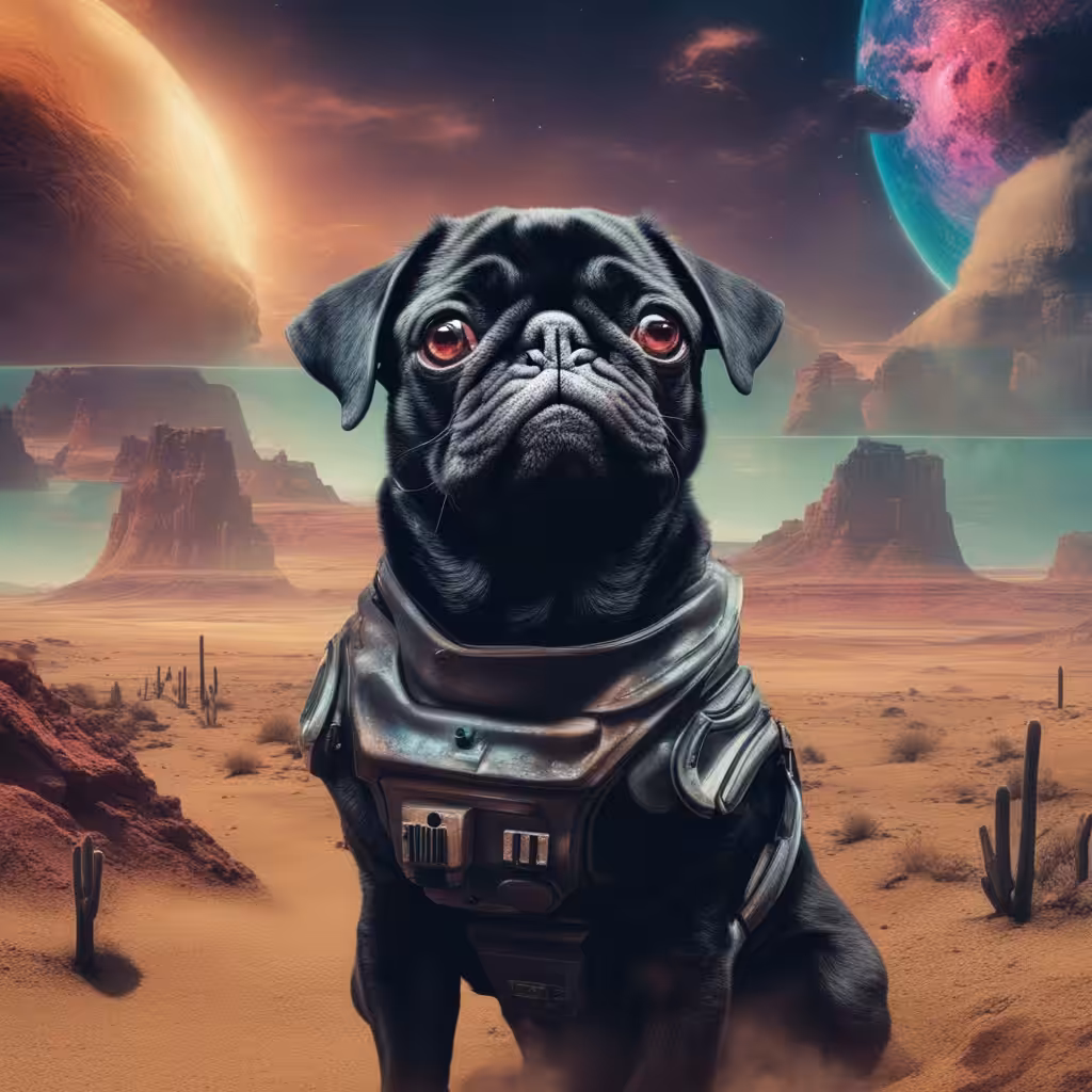 Cyberpunk pug #4