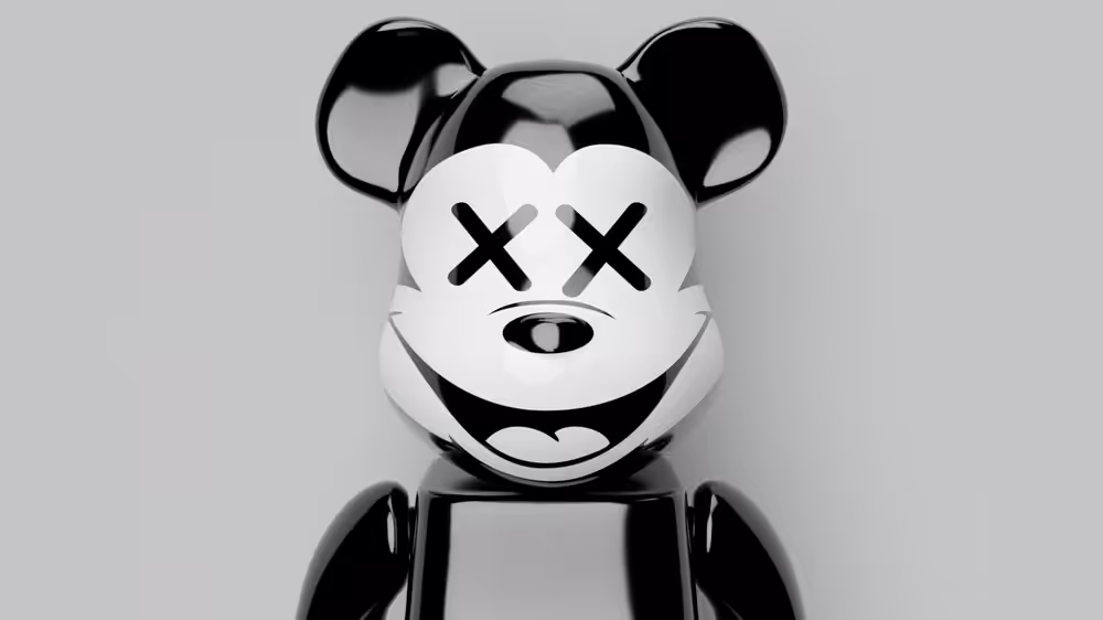 Series 1 - Dead Mickey  Be@rbrick #1
