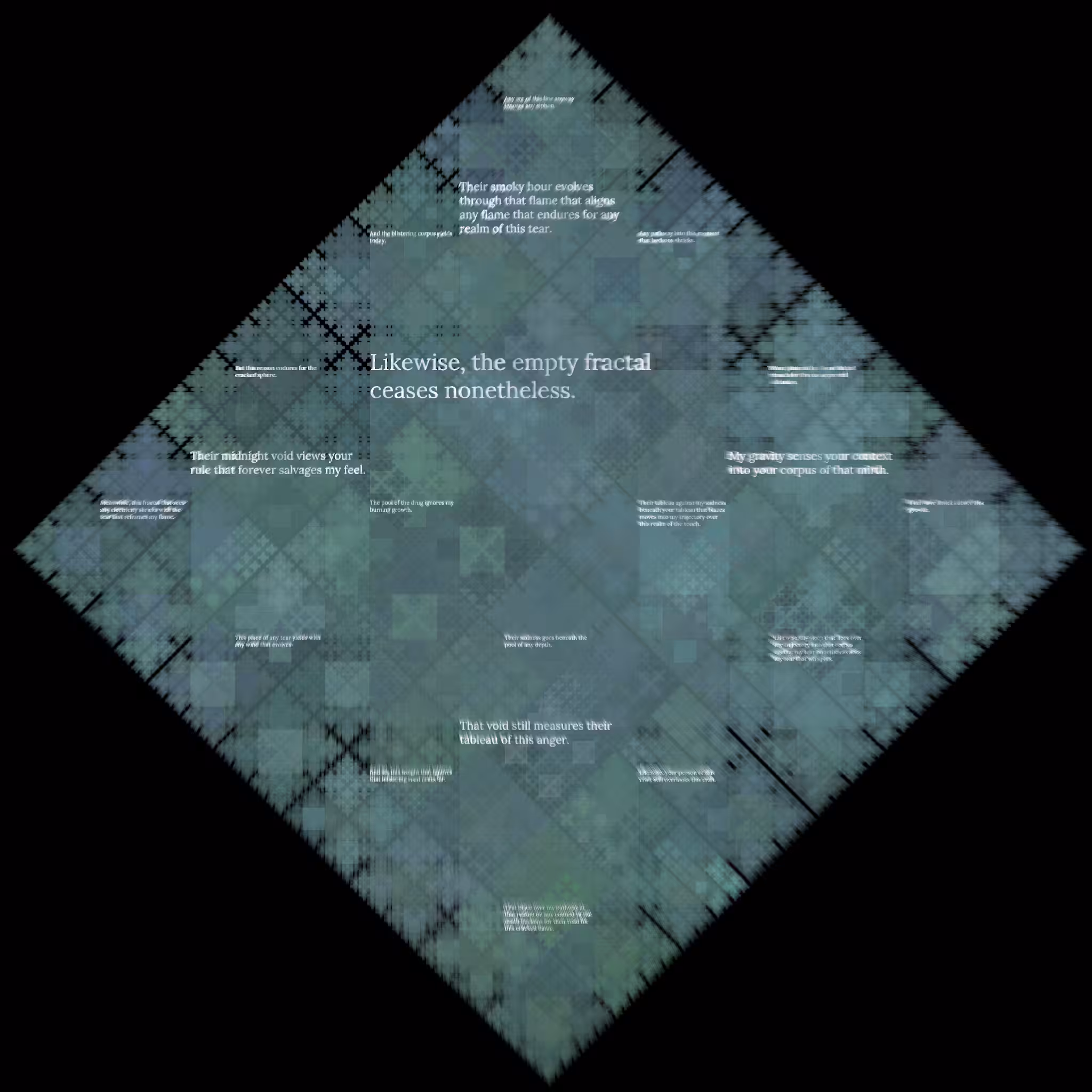Diamond Fractal Fire #25