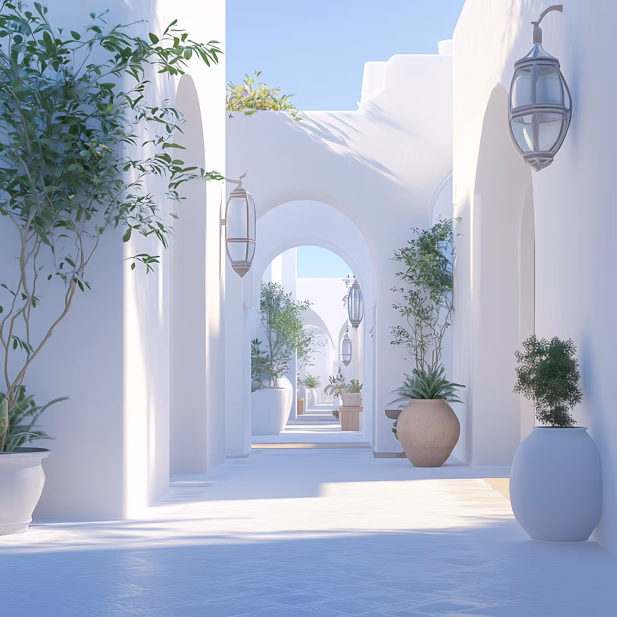 Morocco courtyard study 3