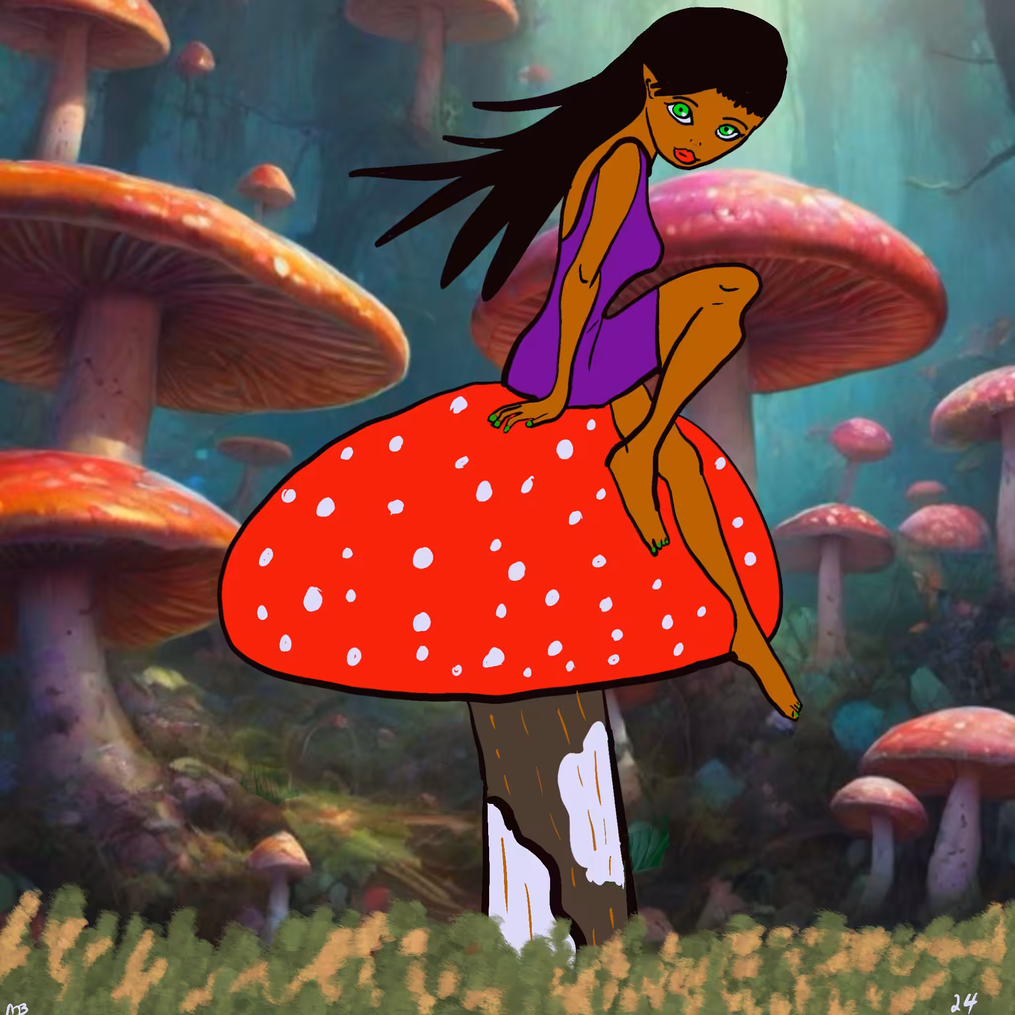 Luminella's mysterious friend Tania