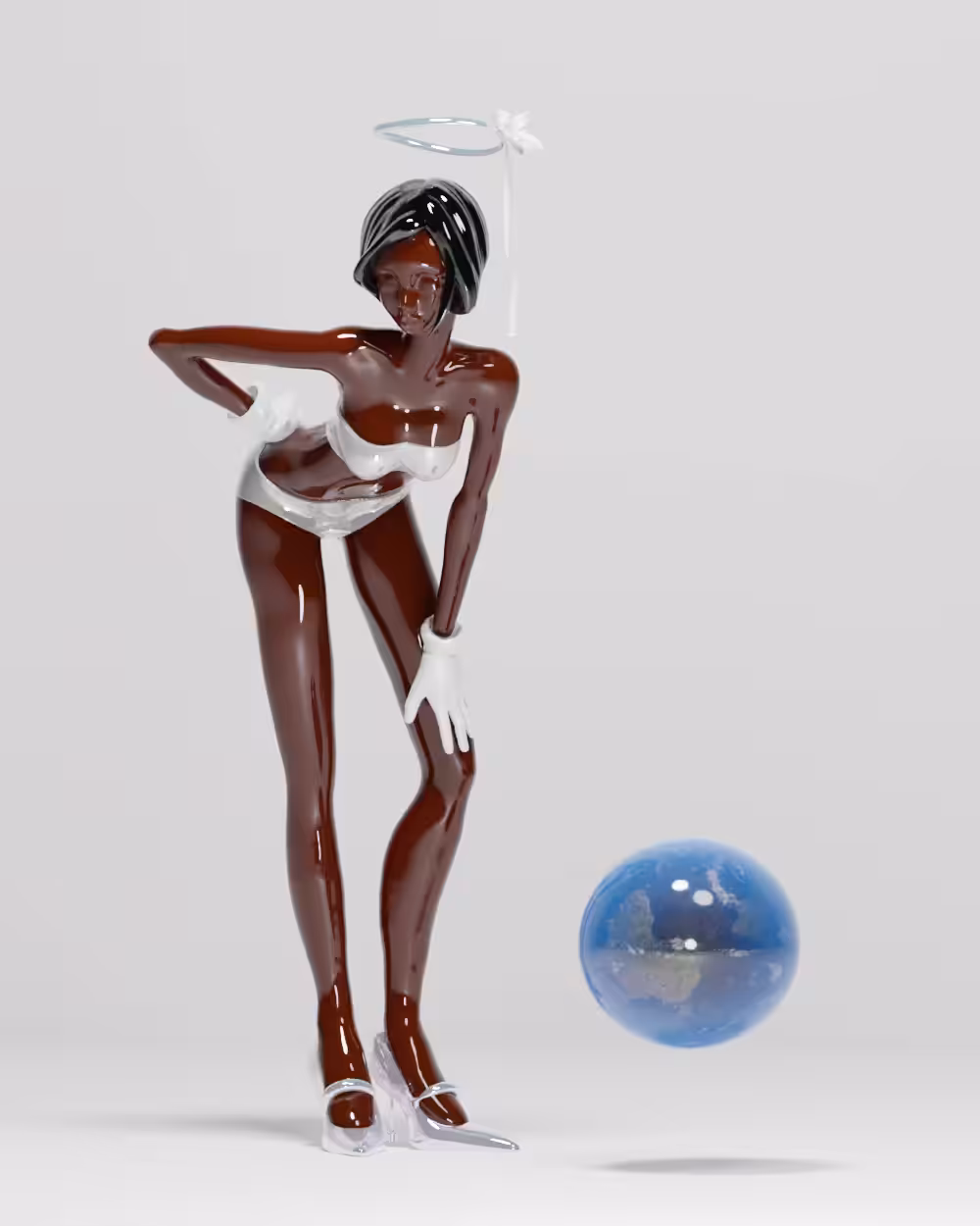 Girl with Earth