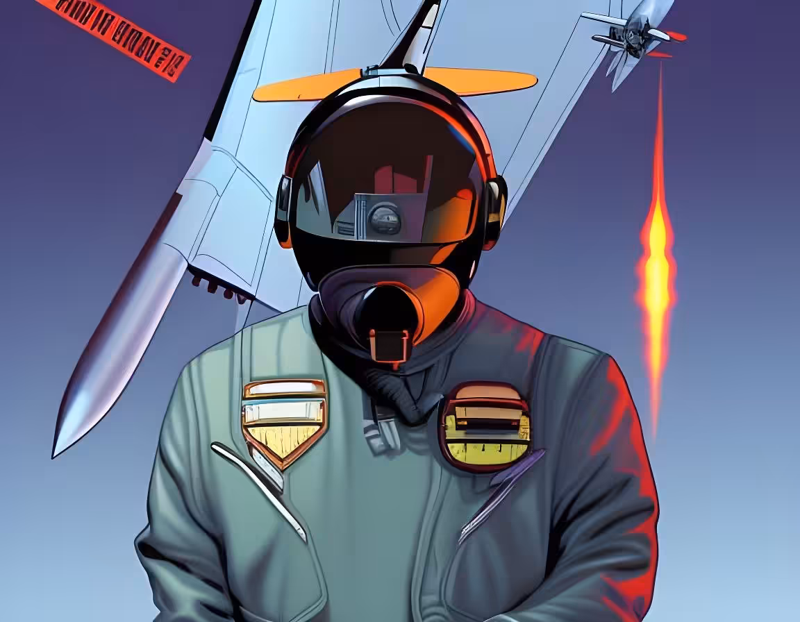 fighter jet pilot #04