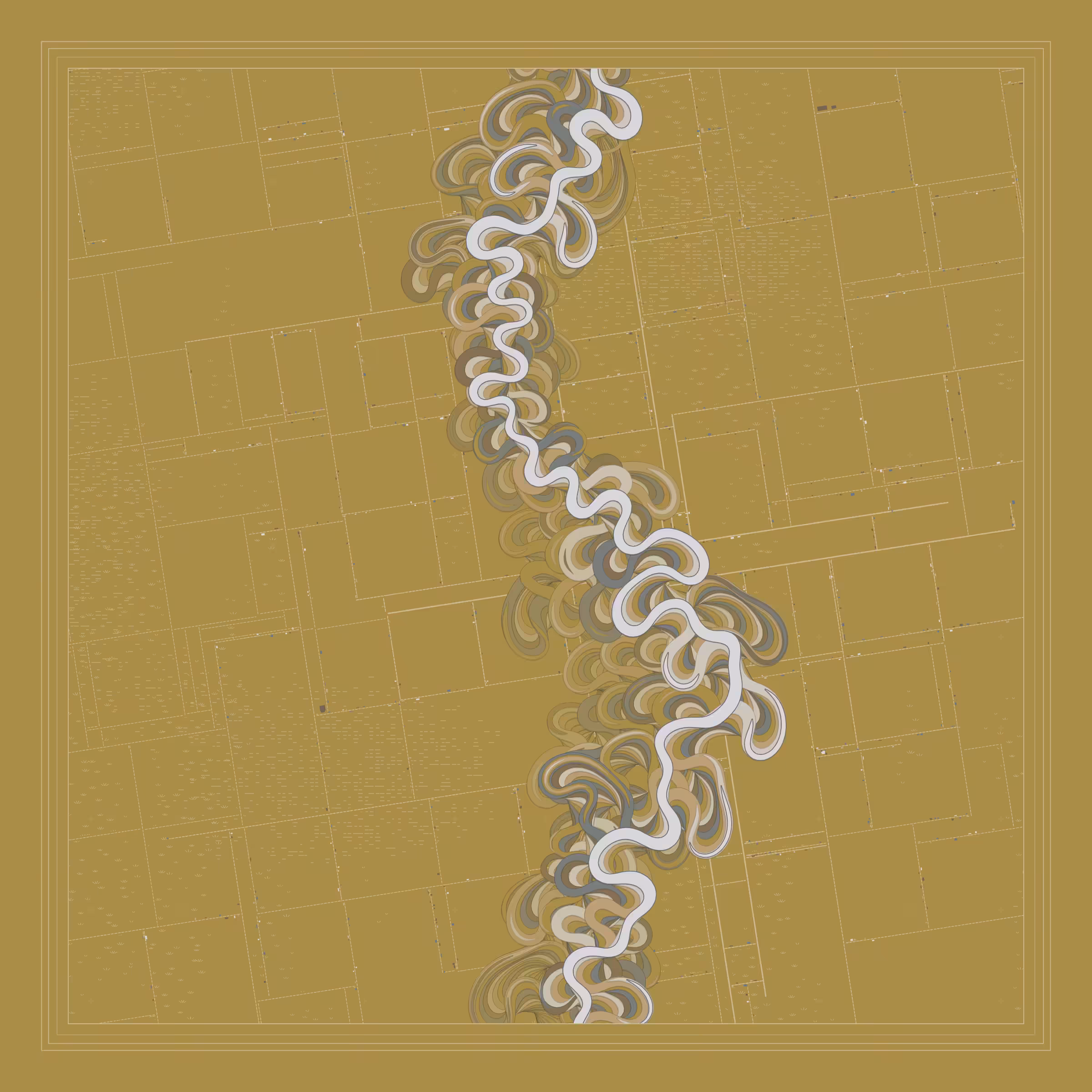 Ancient Courses of Fictional Rivers #782