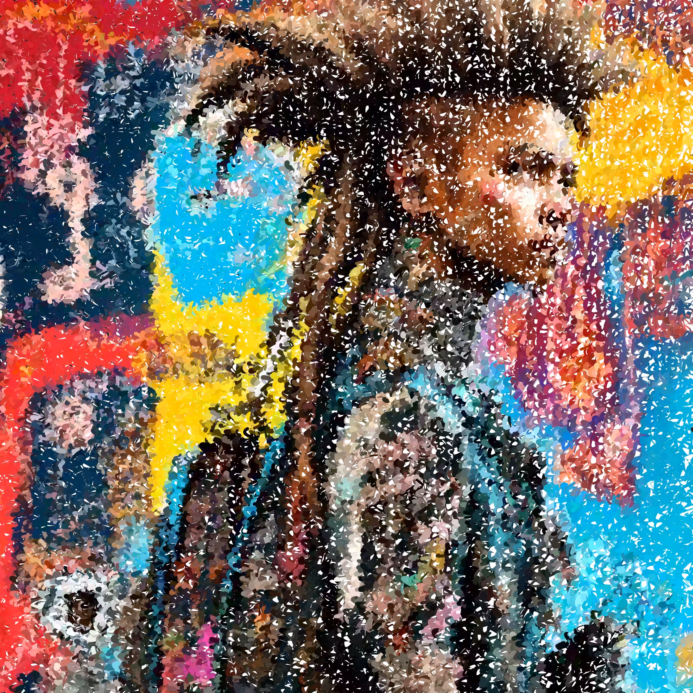 Generative Arts: A Lone Rebel, Abstract Generative Art From ArtH2O 2023