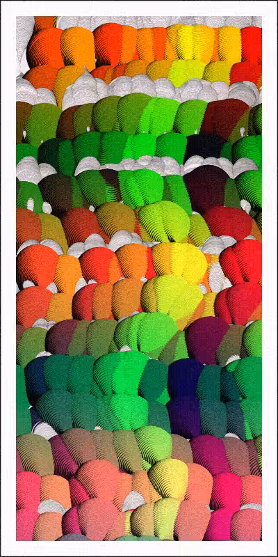 Balloon Field on Clouds #70