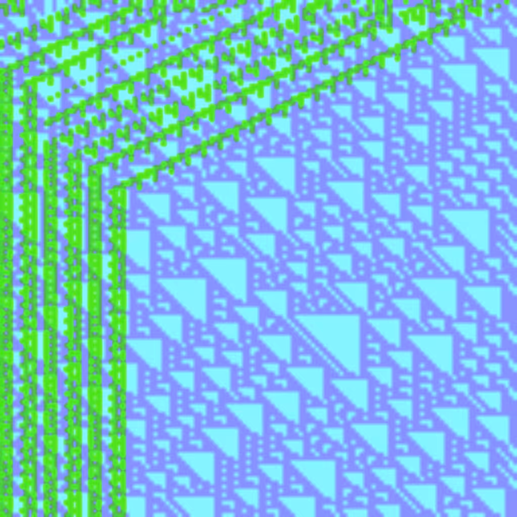 Blending Neighbors Cellular Automata #34