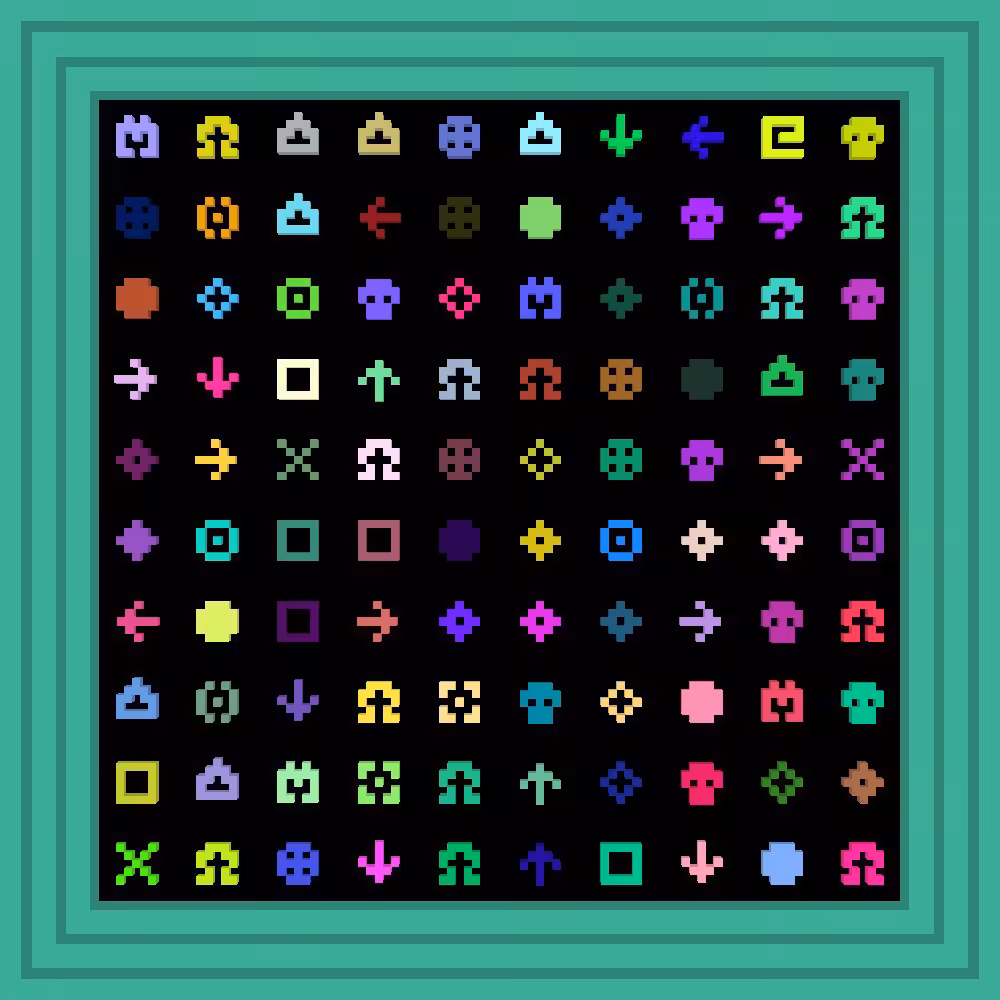 apparently you can type curse words :: Procedural Symbols #141/1000