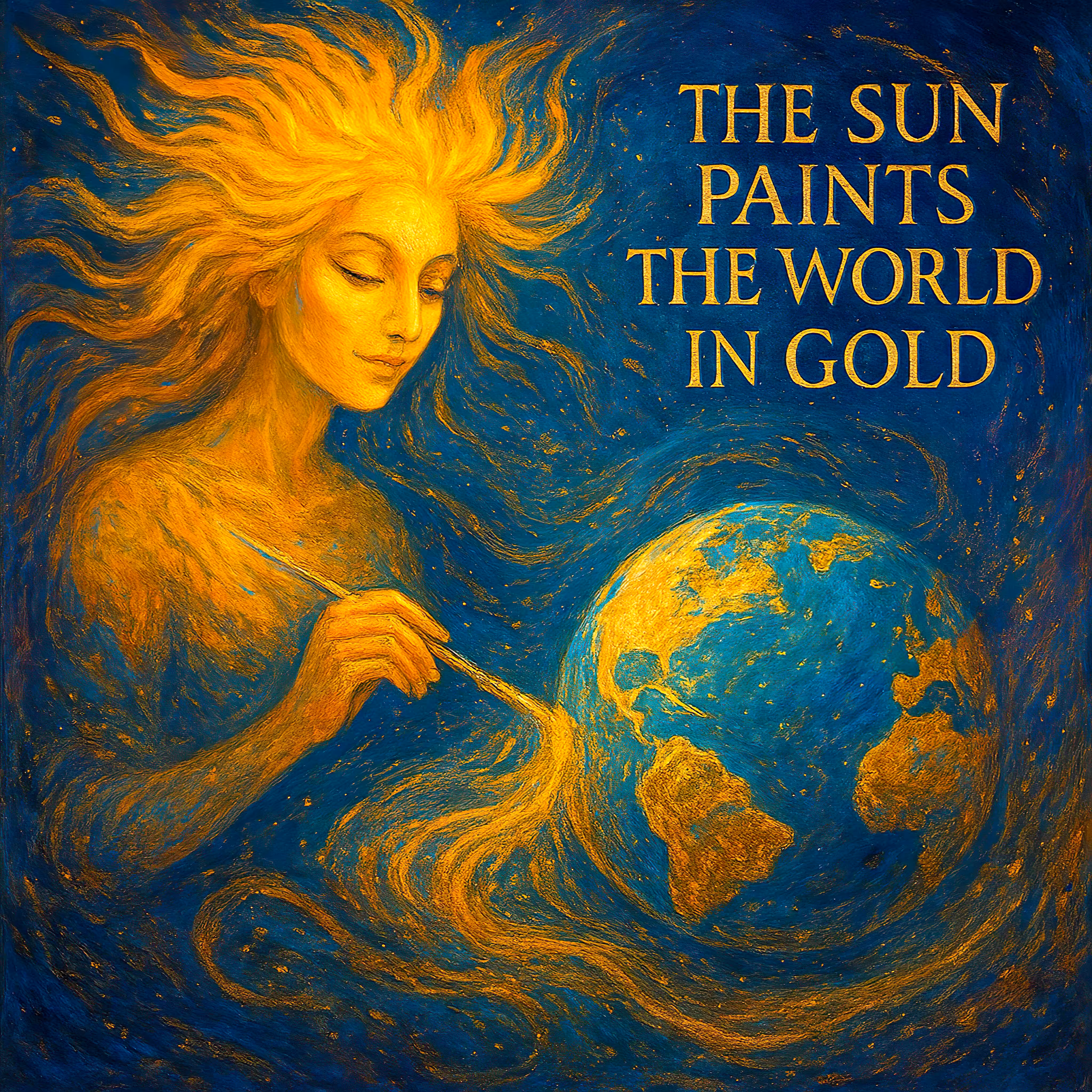 The Sun Paints the World in Gold