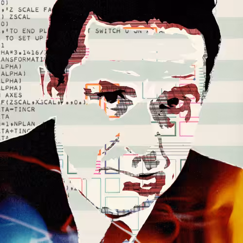 THE GENERATIVE PORTRAIT COLLECTION OF ROBERT MALLARY: Generative Portrait of Robert Mallary #2046