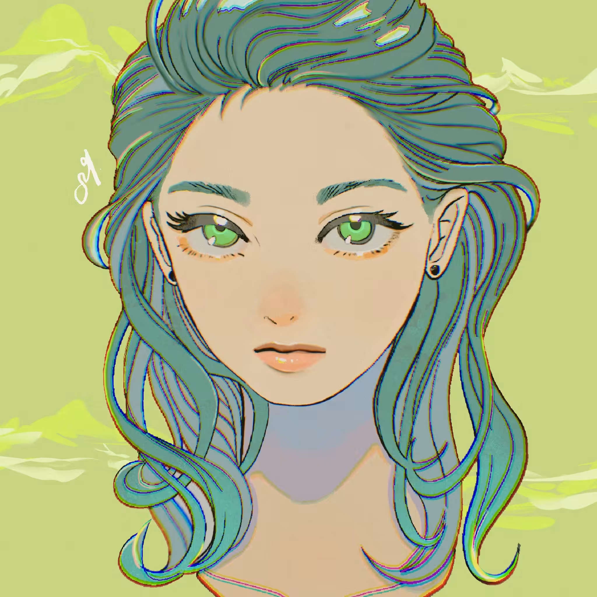 YELLOW-GREEN EYES