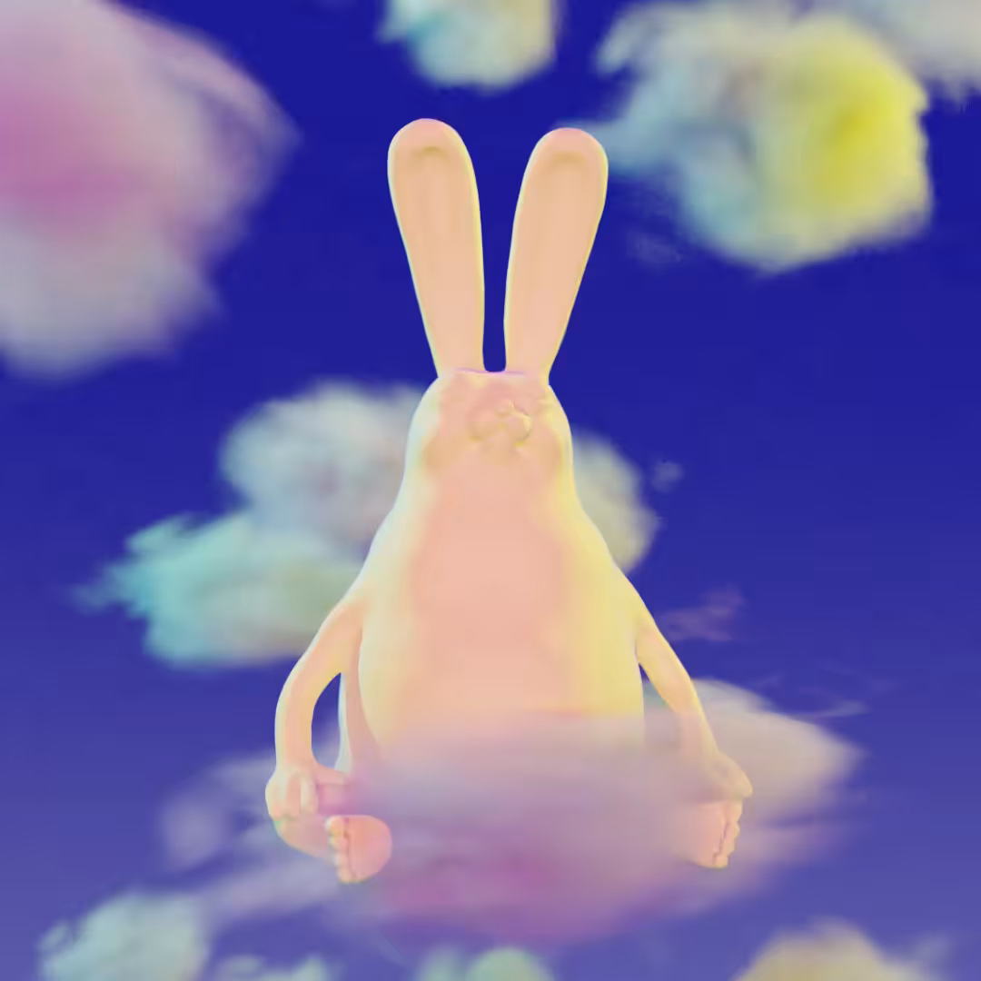 "BE HARE NOW" #FFFF59
