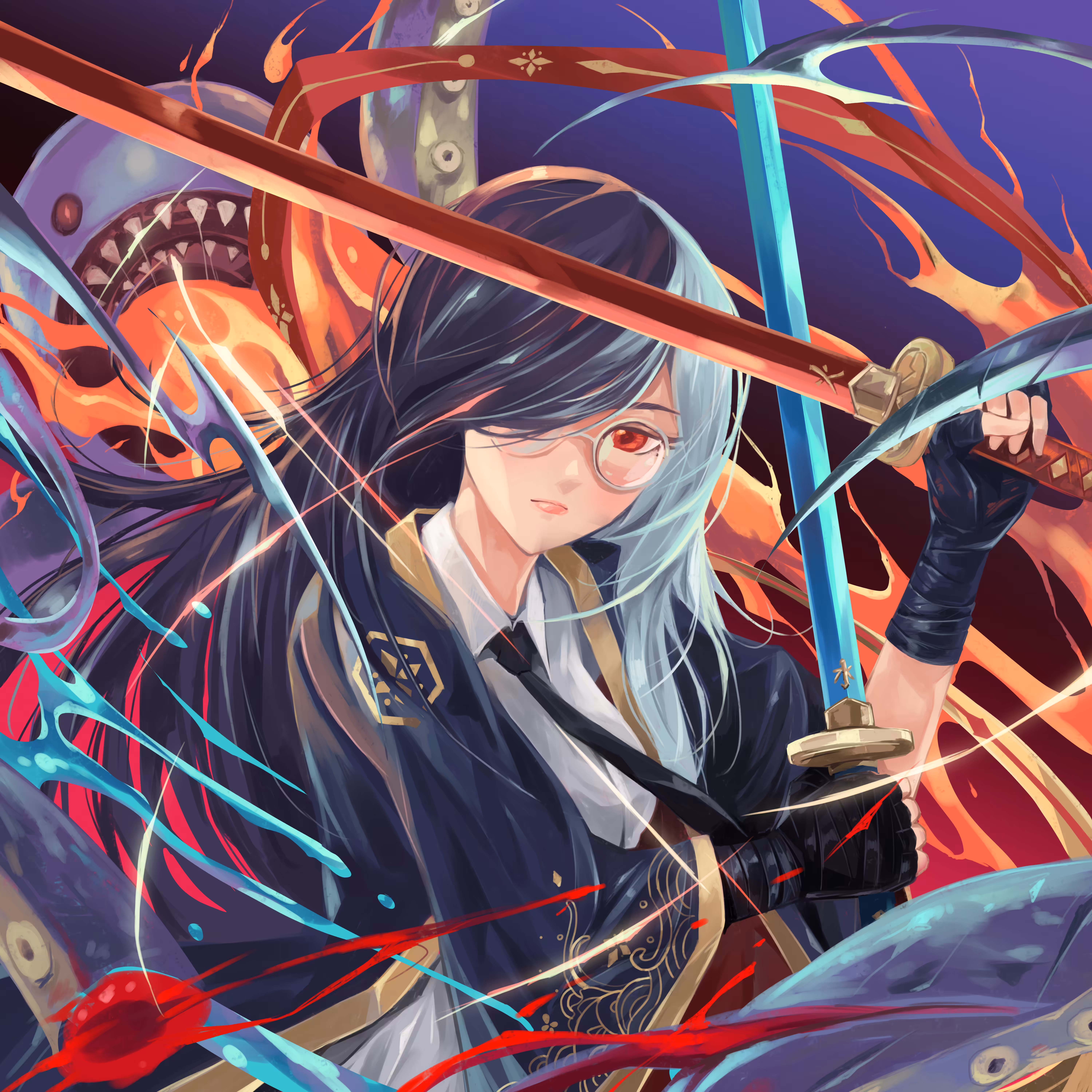 SSR PFP NO.1 VAKURAN : 水と火の剣士