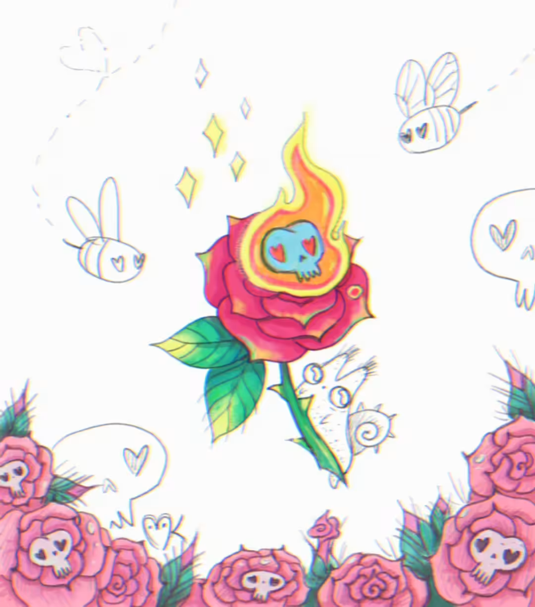 Attractive rose