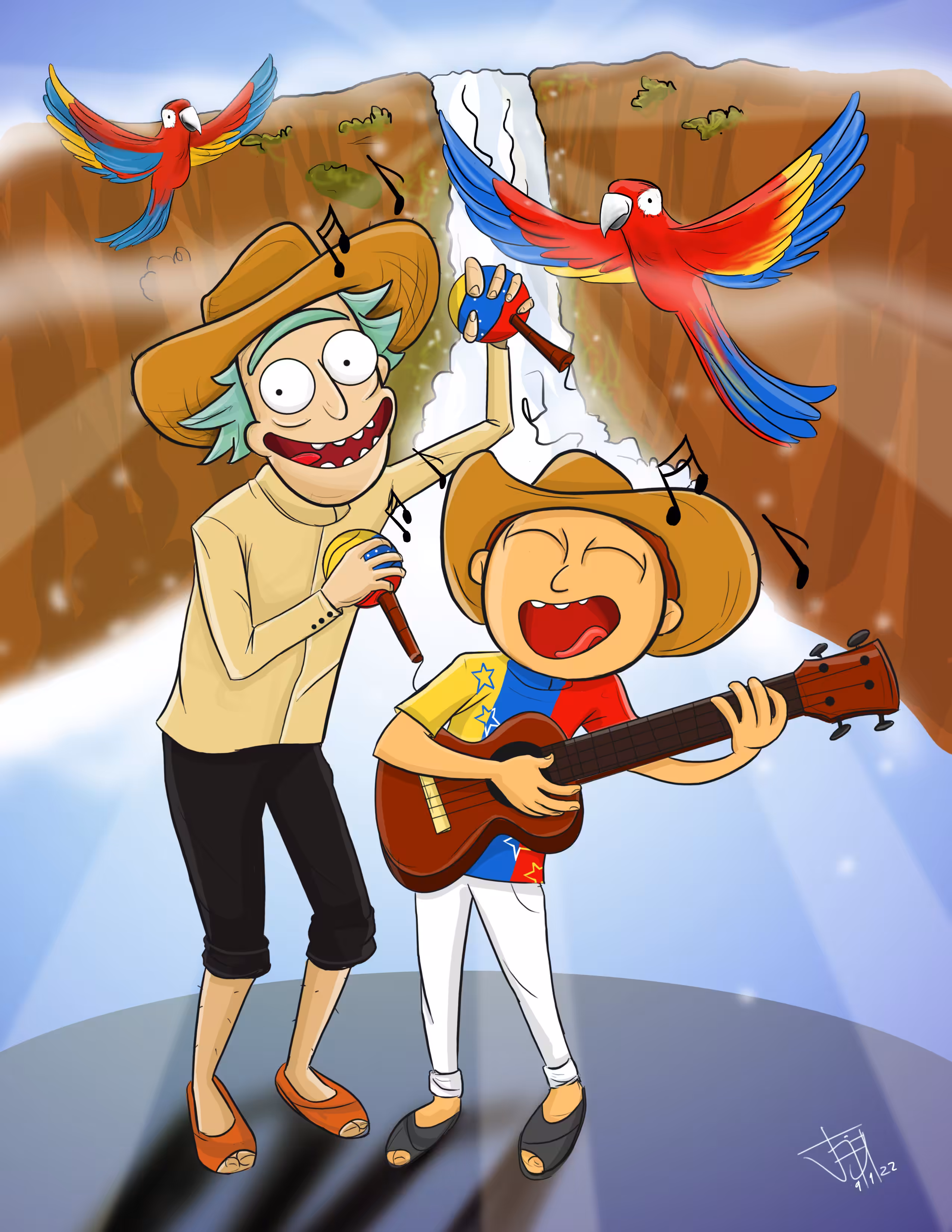 Rick and Morty in Venezuela