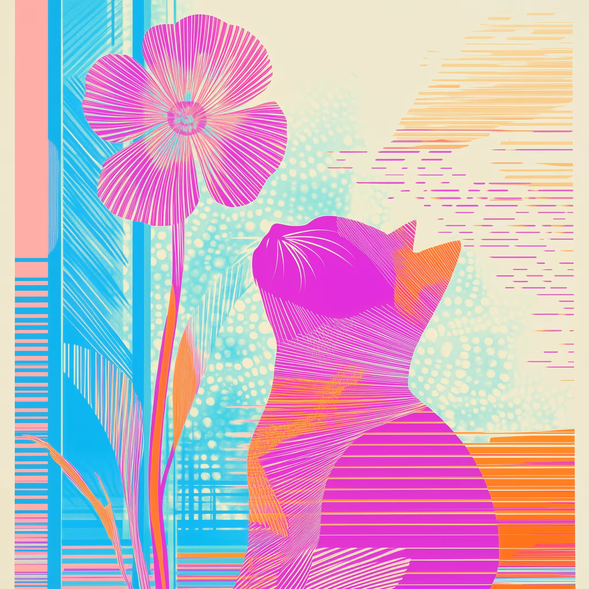 ~ a 🌸 and a 🐈‍⬛ ~