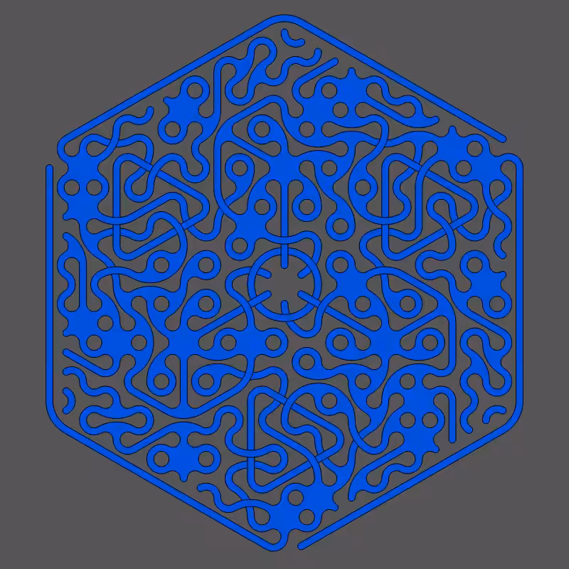 Threefold Symmetry - Dark Variations #45