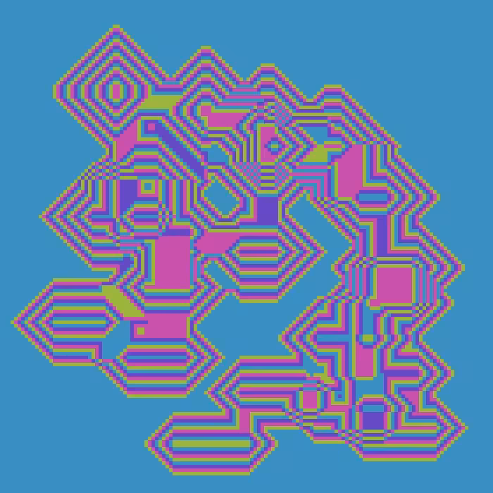 Superimposed Octagonal Pyramids #83