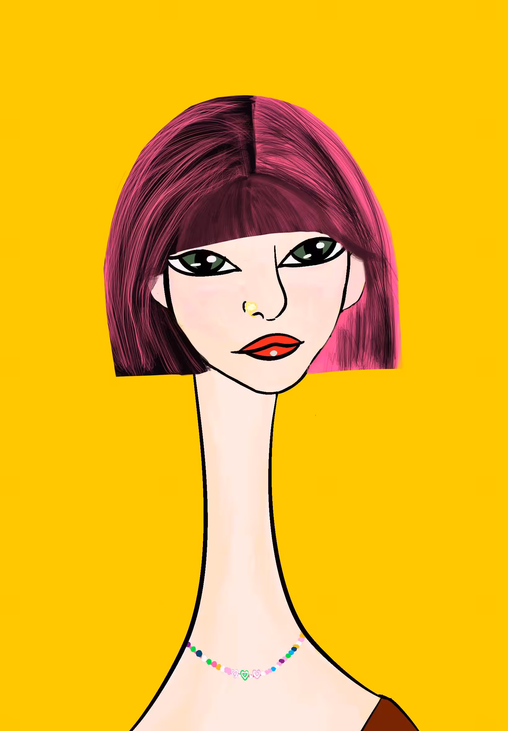 Long Neckie Ladies: Long Neckie Lady #1739