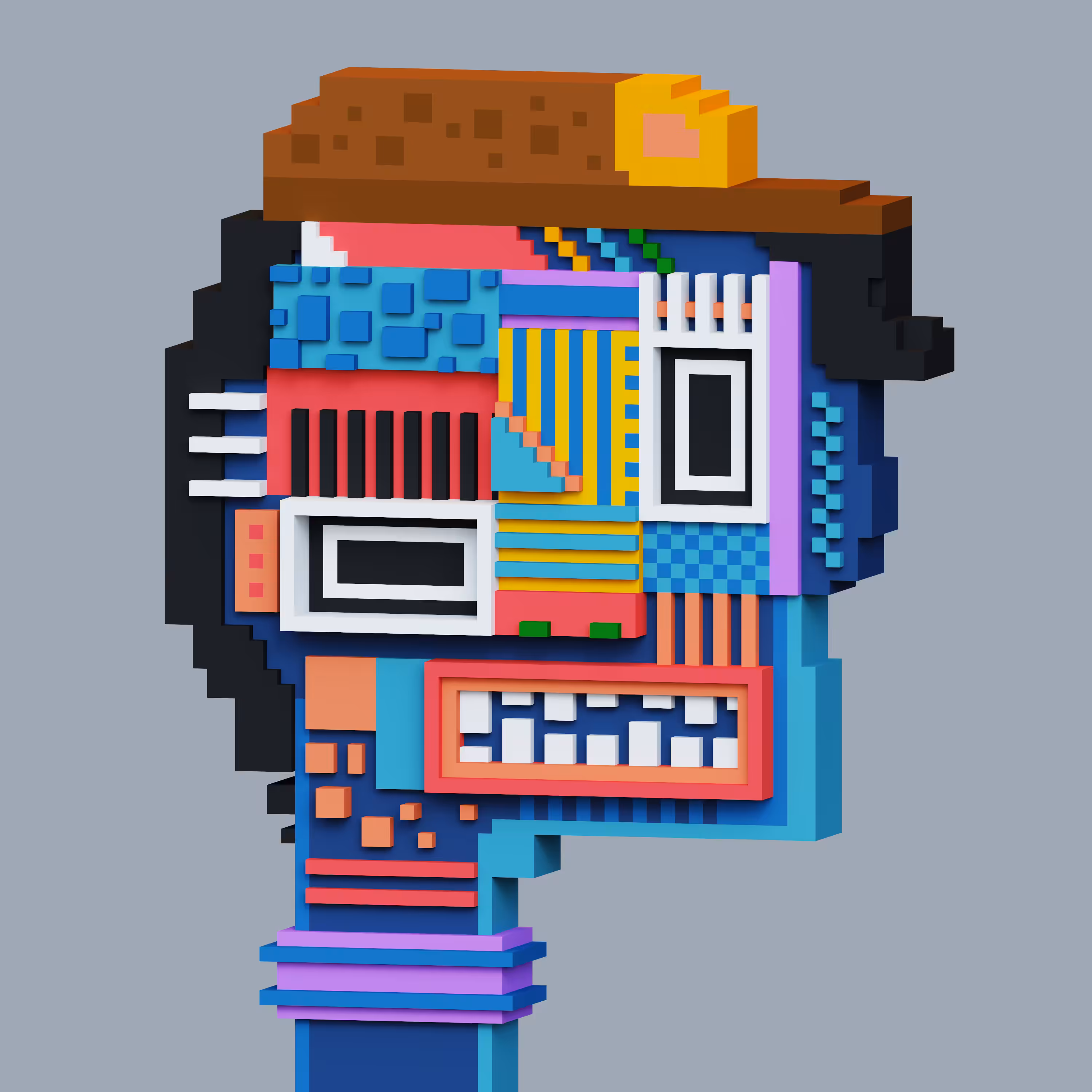 Pop Cubism Voxel 04