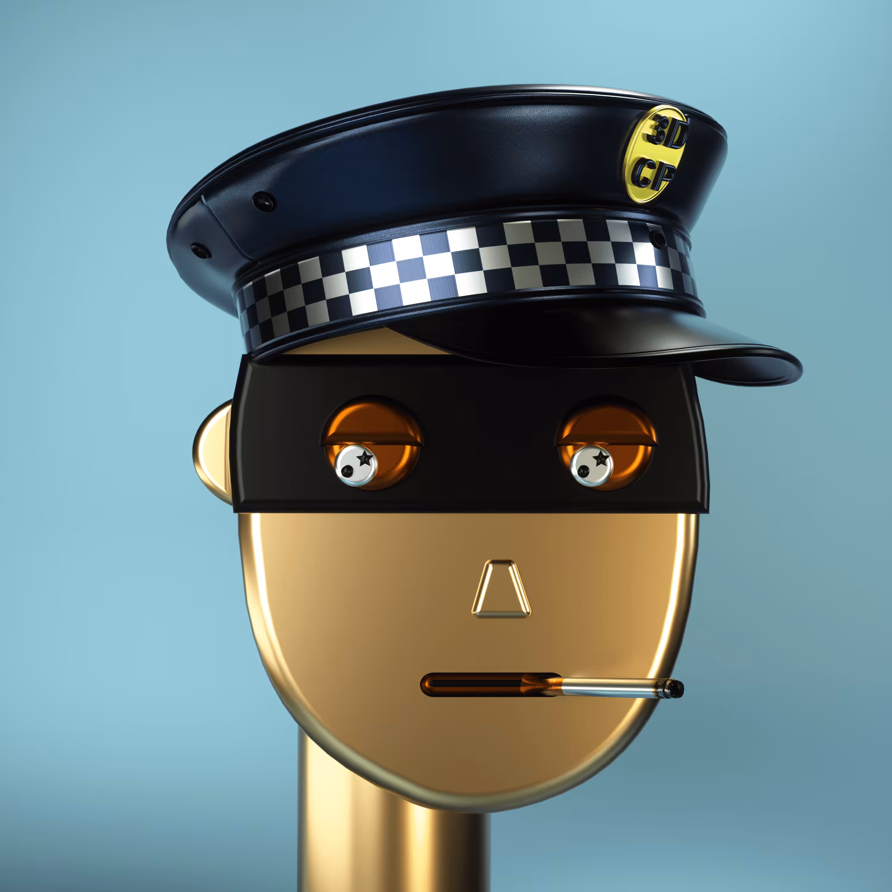3D Chrome Punk #0631