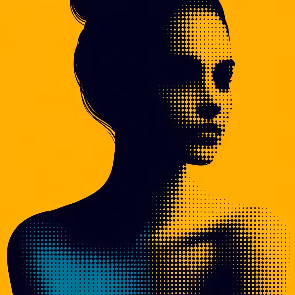 Silhouette dots