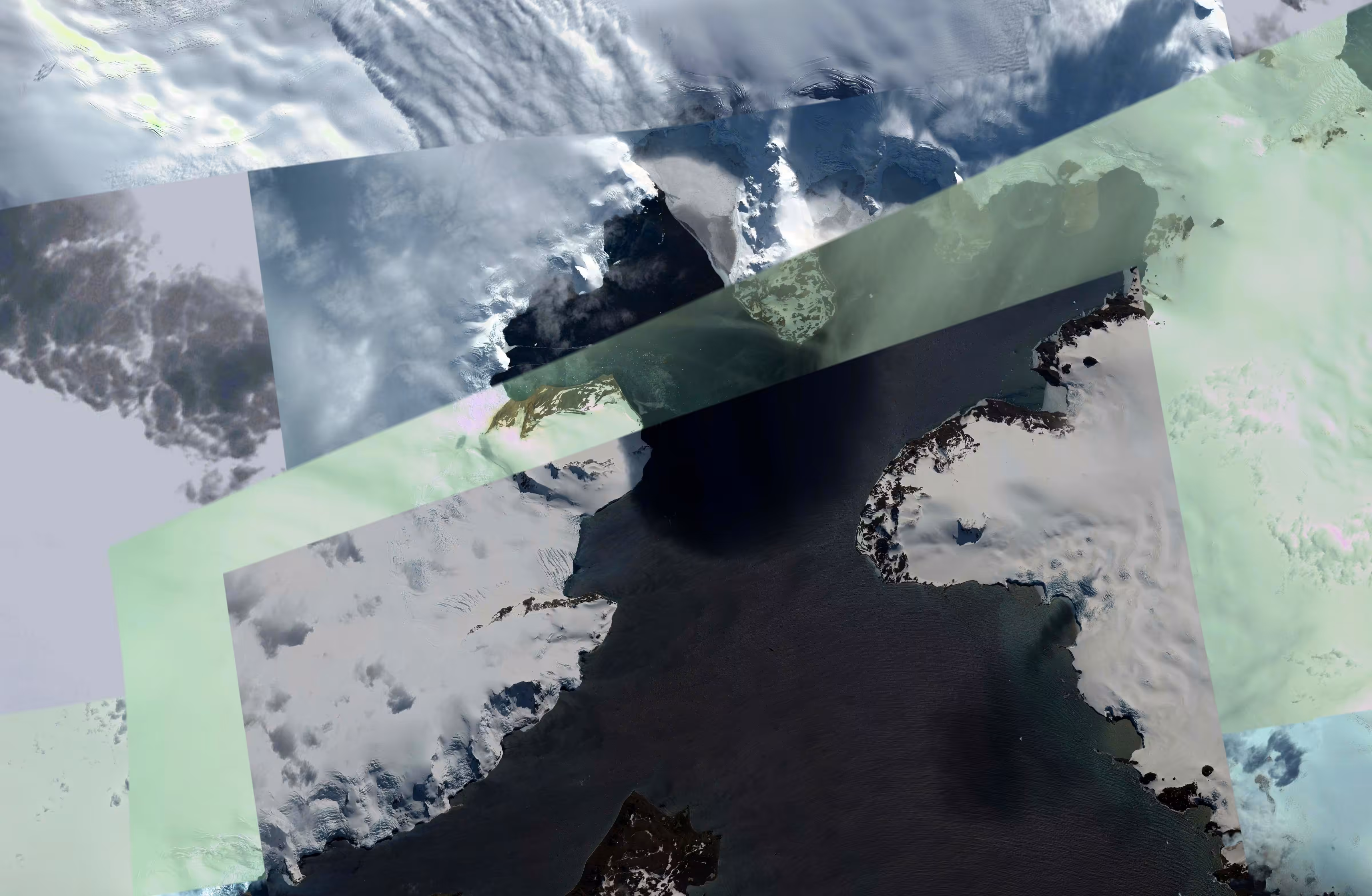 untitled geometrical abstraction by google earth
