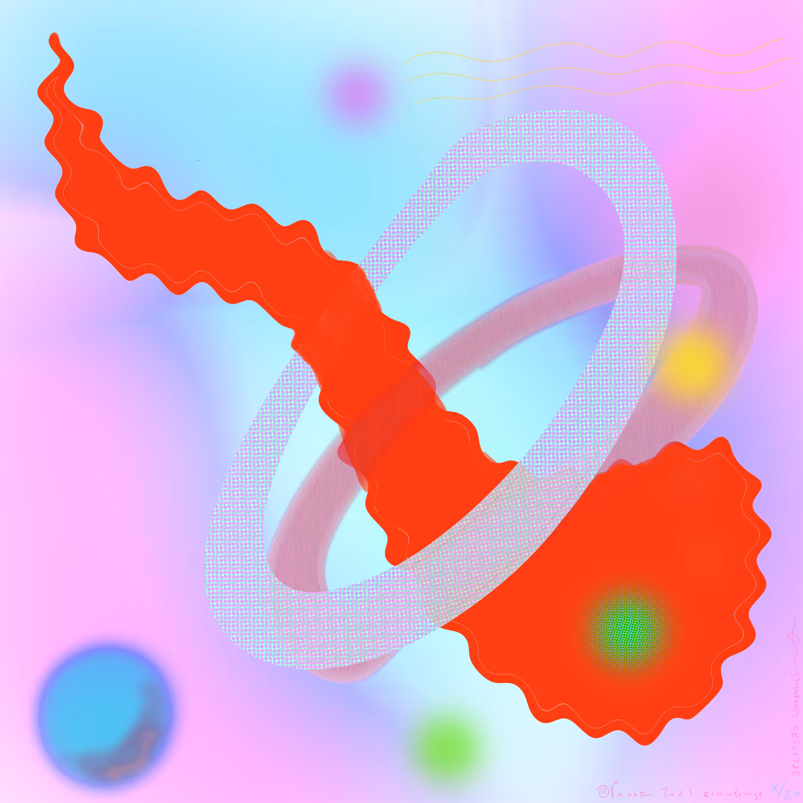 Splots 5 (wormhole)2021 ㋡Ꭾrooᠻ @curiofringe