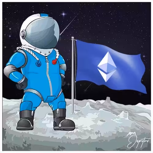 PlanetVisitor: Ethereum Waving Flag on Jupiter #3