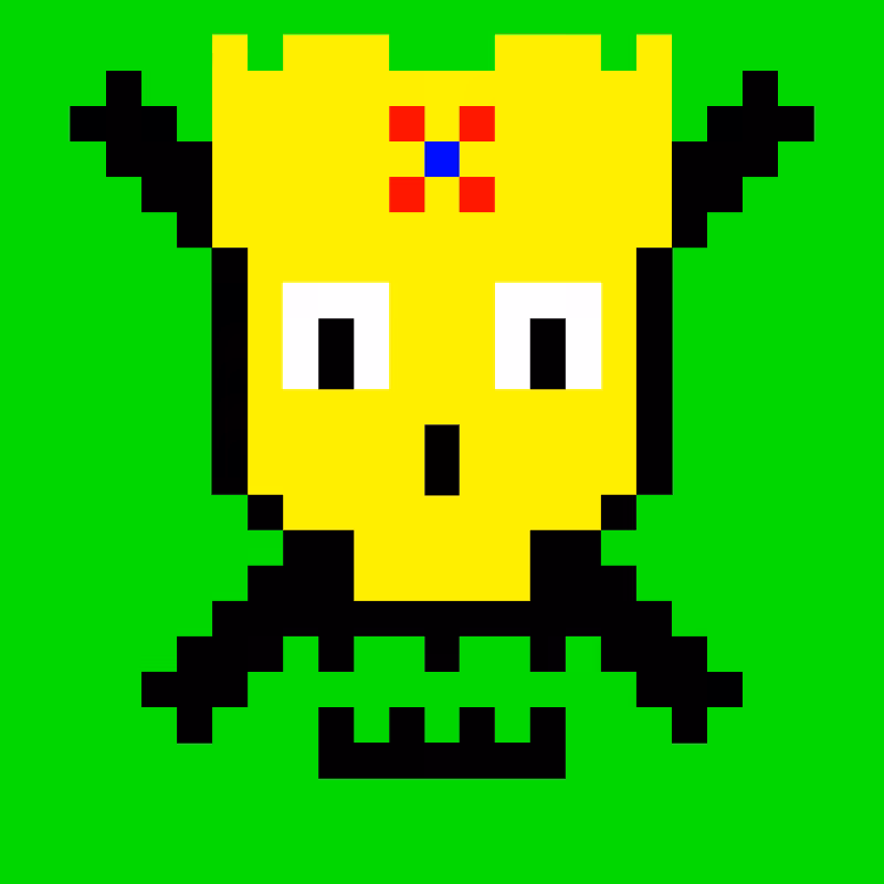 Pixel skull #1