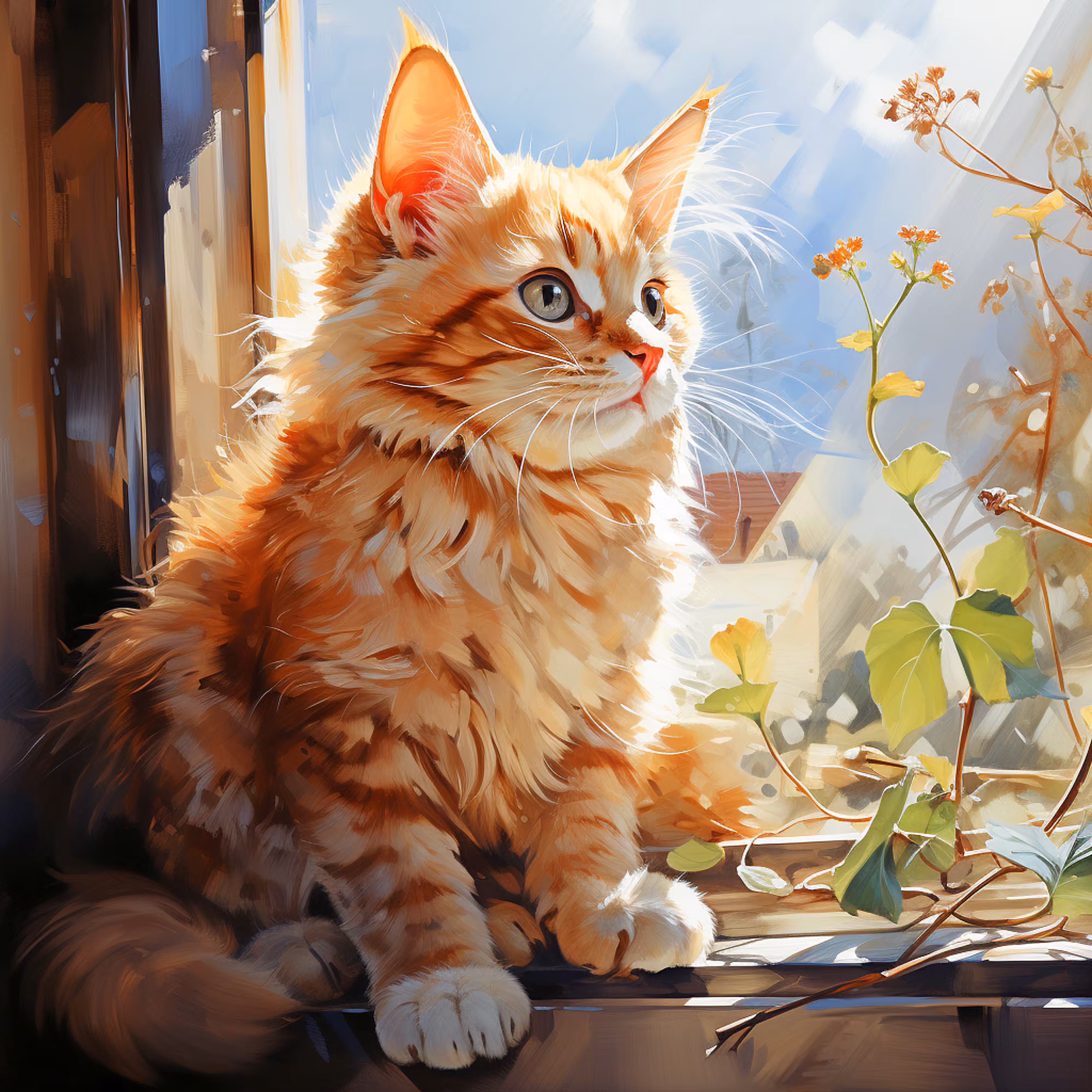 Fluffy mood