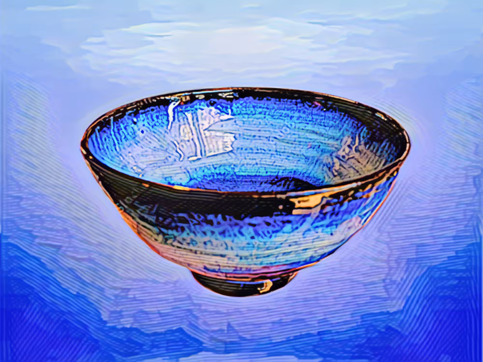 Azure Bowl by the Sea