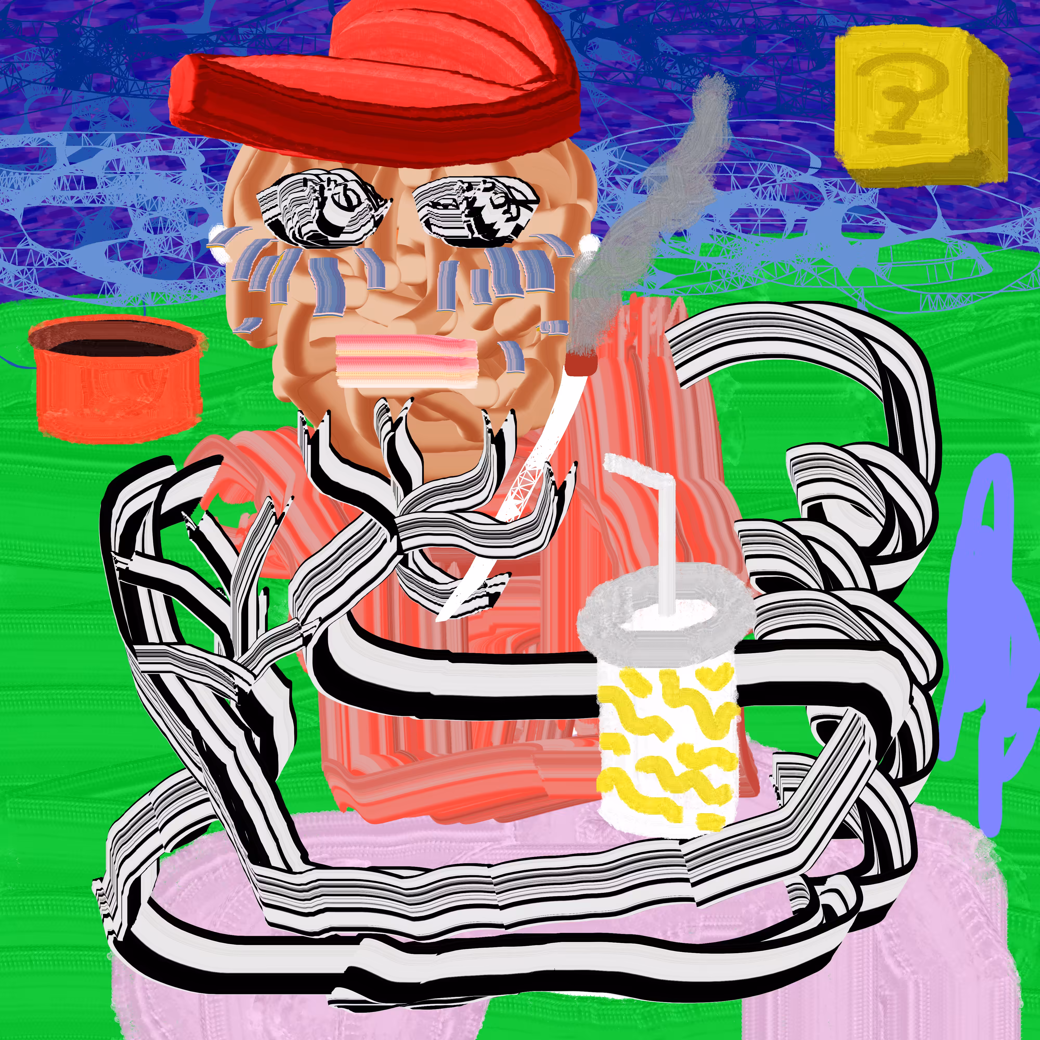 Venturous Electronic Nonsense Topic Art: Smoke Break