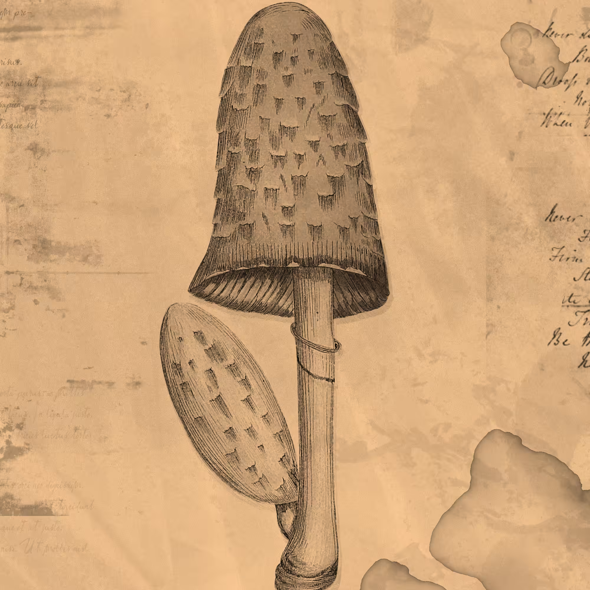 Fungus #4, Coprinus Comatus
