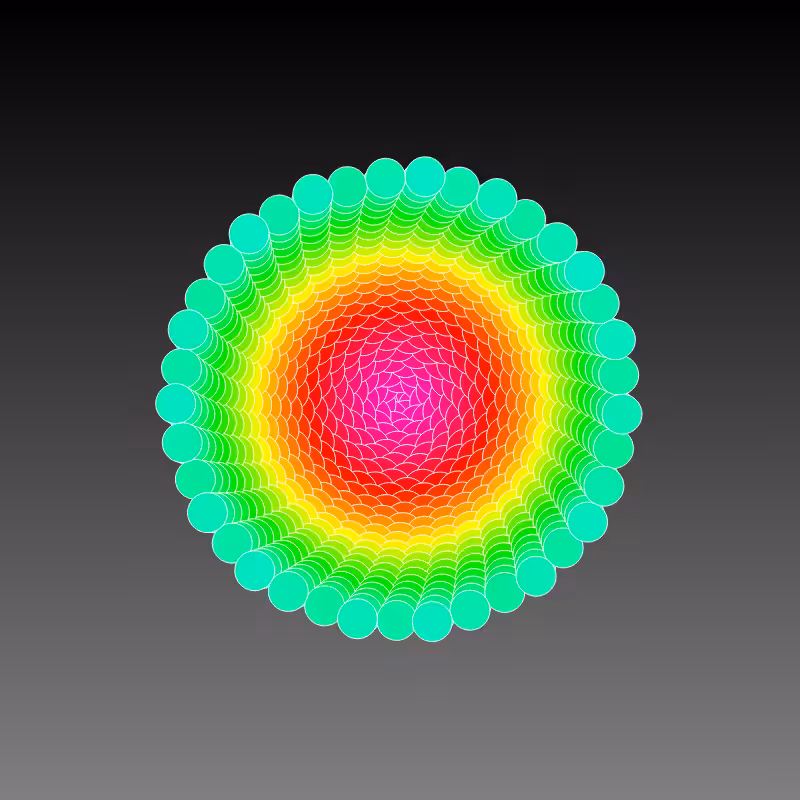 RAINBOW FLOWERS #3