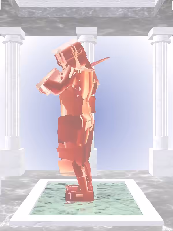 HeavenComputer: The Robotic Fiery Red Woman #3675