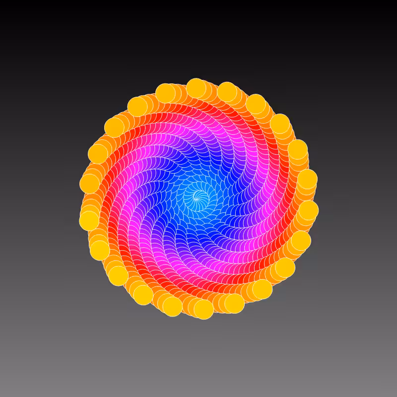 RAINBOW FLOWERS #8