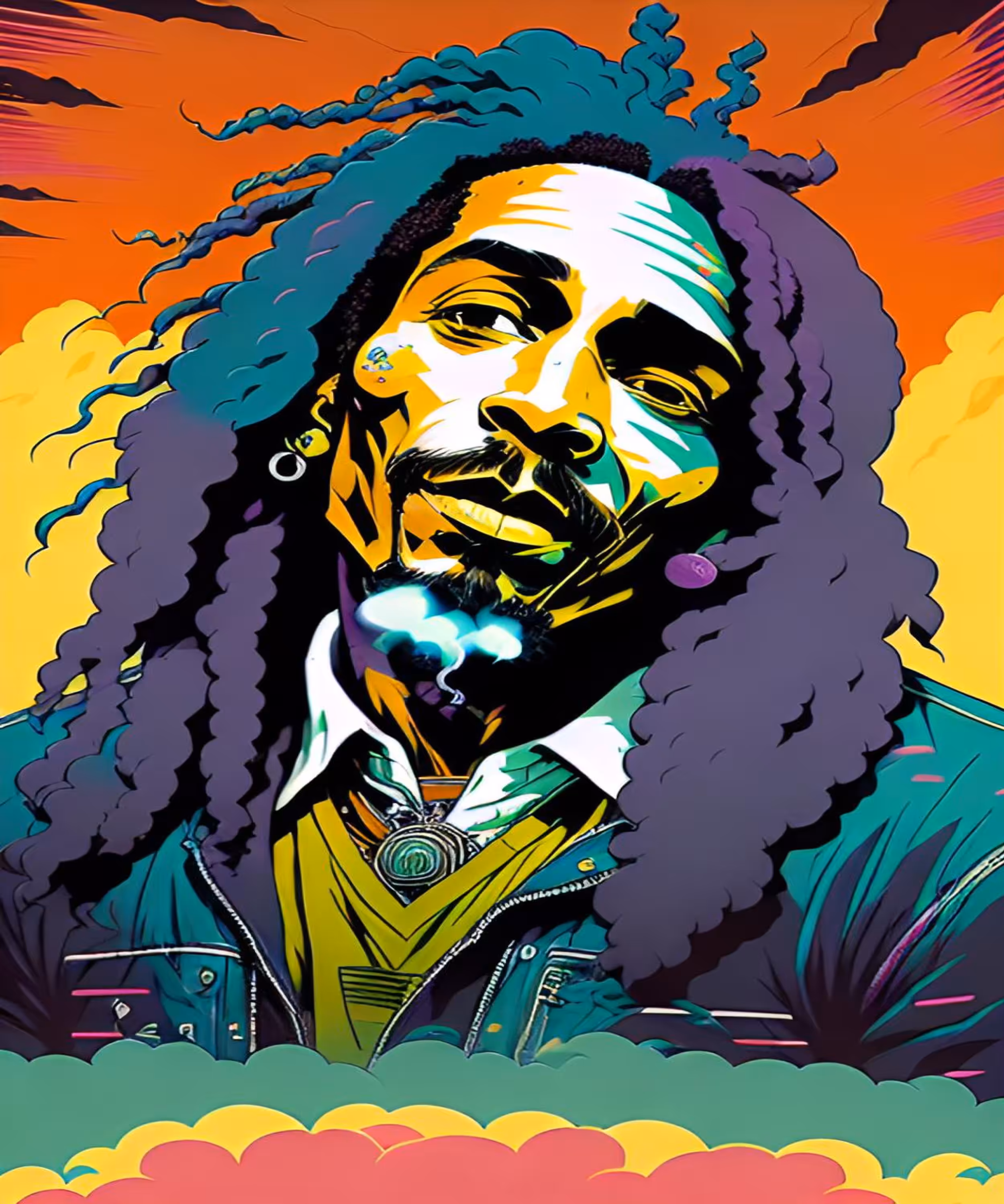 Bob Marly 2024 tribute by Pigrasso 