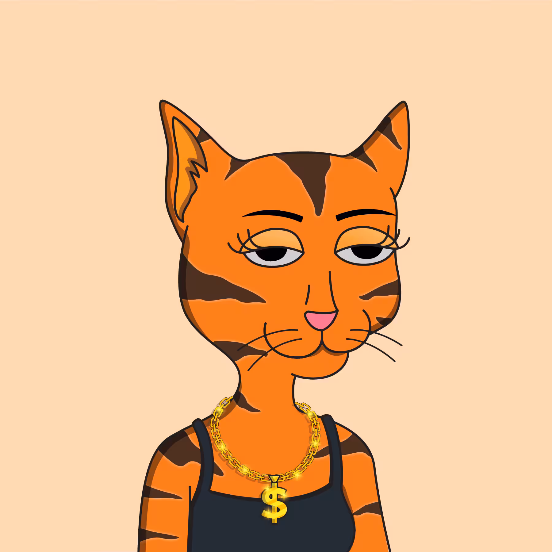 Girl Cat #406
