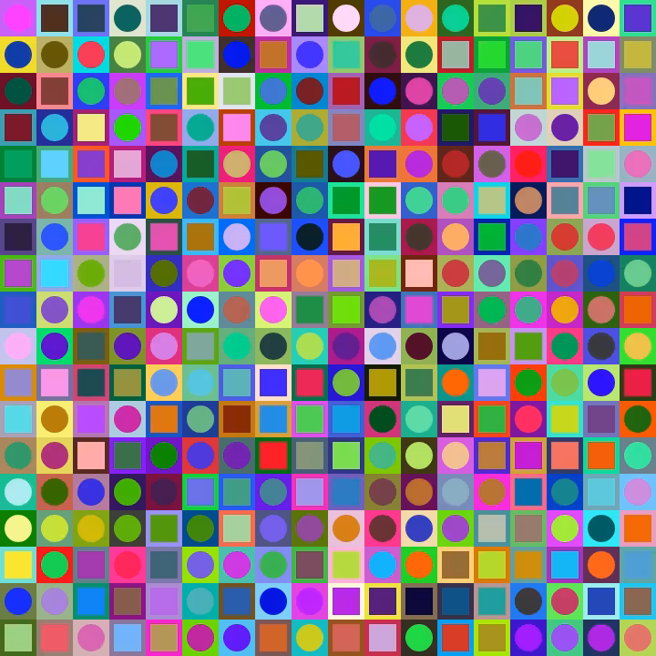 Square Dot Composition #299